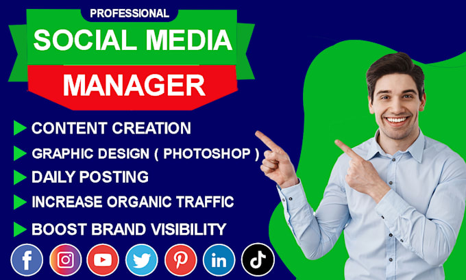 Bestseller - be a dedicated social media manager and content creator for your brand