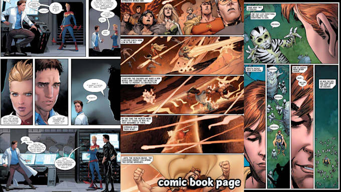 Bestseller - comic cover page, comic book page, comic character, comic strip, graphics novel