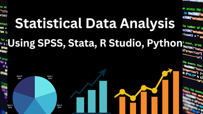 Gig Preview - Carry out statistical data analysis with spss, stata, r studio, and python