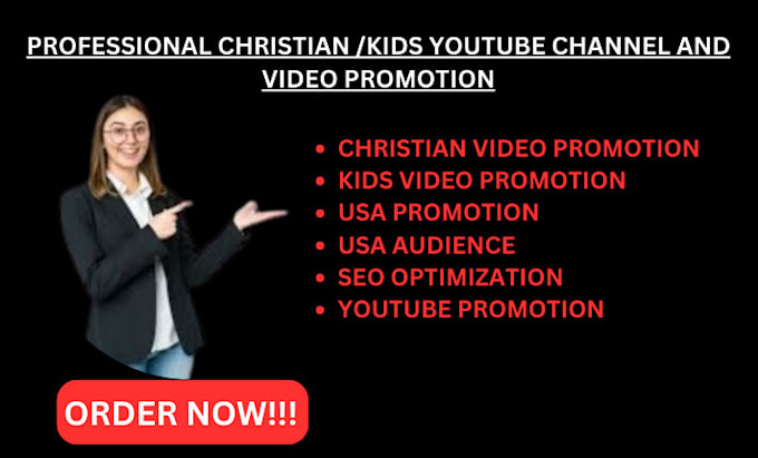 Bestseller - do christian youtube video promotion gospel video marketing