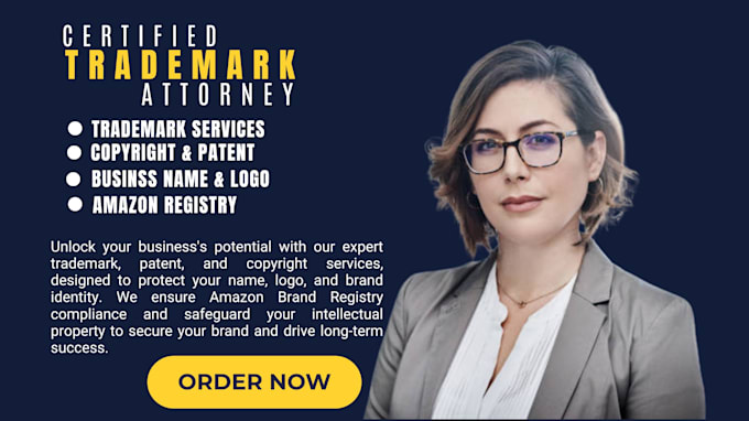 Gig Preview - Handle your trademark patent copyright logo and business name in US UK ca