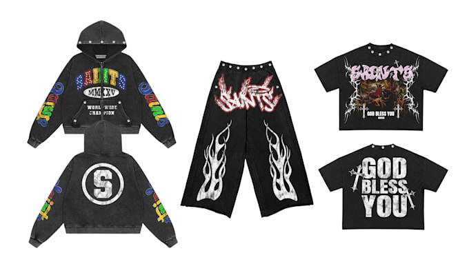 Gig Preview - Create a modern streetwear design for your clothing brand