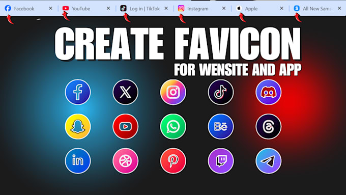 Gig Preview - Design favicon and icon for your website and app