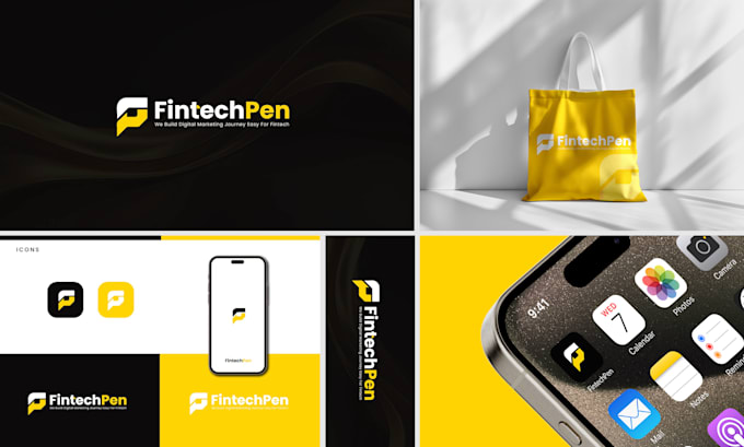 Gig Preview - Do modern logo design, business brand identity and branding kit