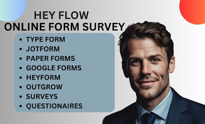 Gig Preview - Build lead funnel with heyflow create jotforms typeforms google forms surveys