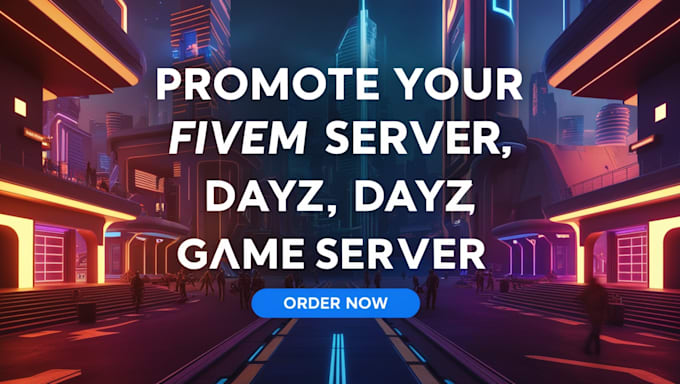 Gig Preview - Do discord mass dm, rust server promotion, fivem, dayz, roblox, game server