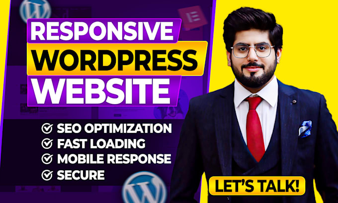 Gig Preview - Design a responsive wordpress website