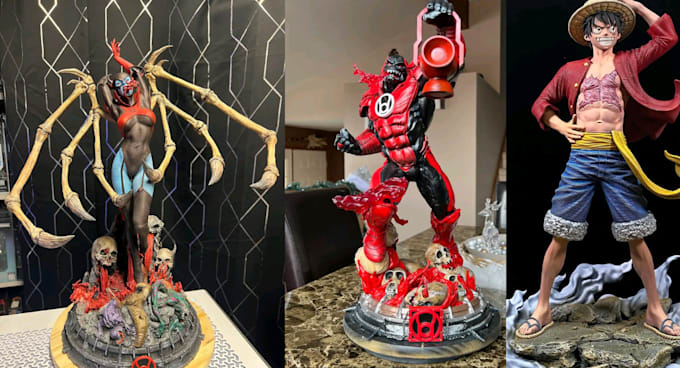 Gig Preview - 3d print and paint your action figures, miniatures and tabletops