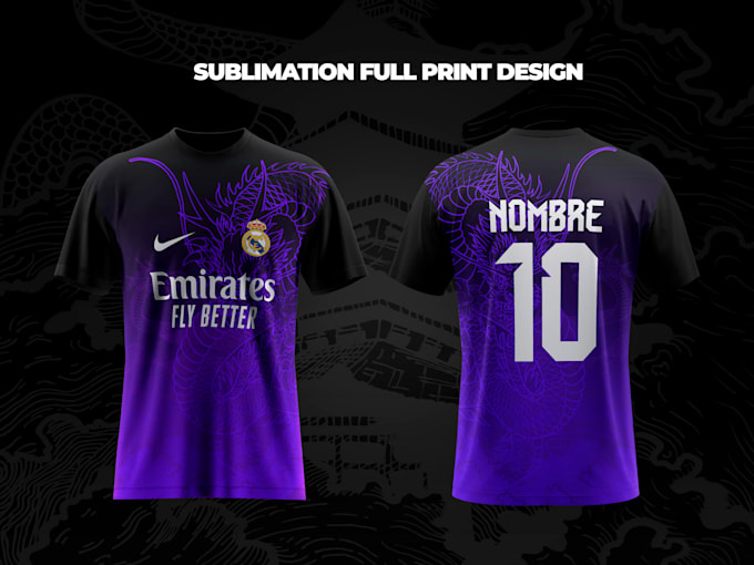 Gig Preview - Design a full print sublimation jersey or uniform for you