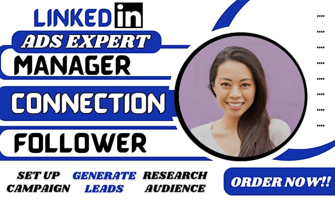 Gig Preview - Setup targeted linkedin ads or grow your connections