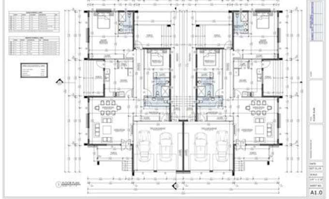 Gig Preview - Do architectural and construction drawings 2d floorplan, PDF to cad