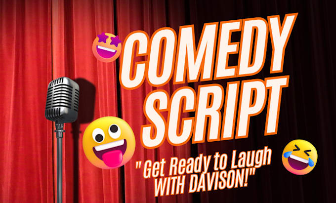 Gig Preview - Write jokes, comedy script, punchups or humor so you seem funny