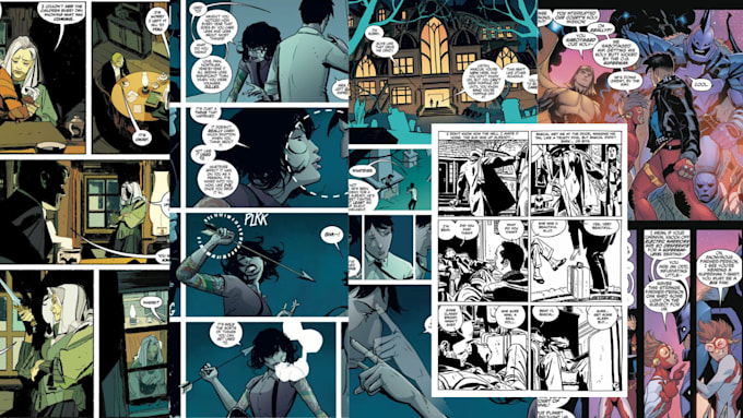 Gig Preview - Draw comic book page illustration, comic art, comic storyboard as comic artist