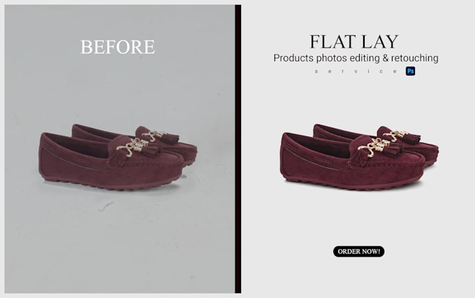 Gig Preview - Professional flat lay product photo editing and retouching service