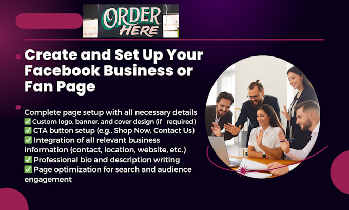 Bestseller - professionally create and set up your facebook business or fan page