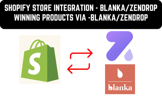 Gig Preview - Design shopify store via blanka zendrop upload winning product through blanka