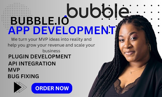 Gig Preview - Bubble io bubble website bubble app bubble mvp buuble app expert