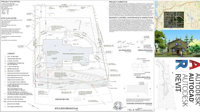 Gig Preview - Draw 2d site plan, landscape plan, architect site plan, landscape plan design