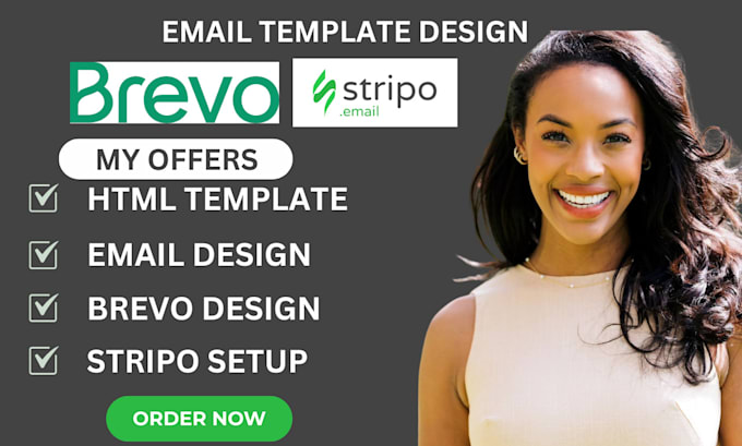 Bestseller - do HTML email marketing template on stripo and brevo, email template design