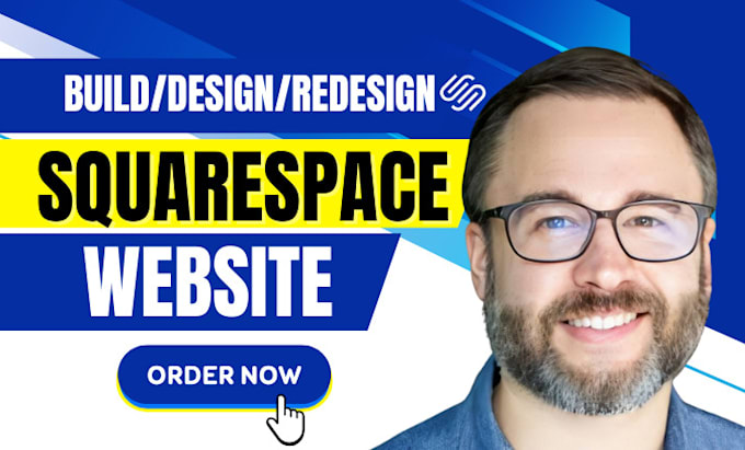 Gig Preview - Build squarespace website design, edit or redesign beautiful squarespace website