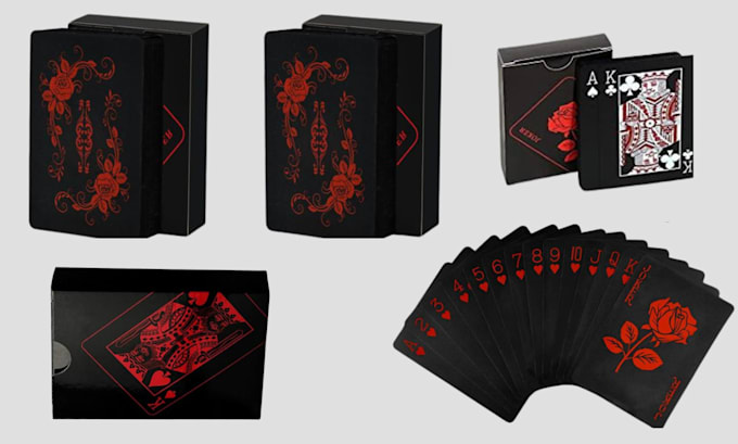 Gig Preview - Design card game box, playing card, playing card box, board game 3d mockup