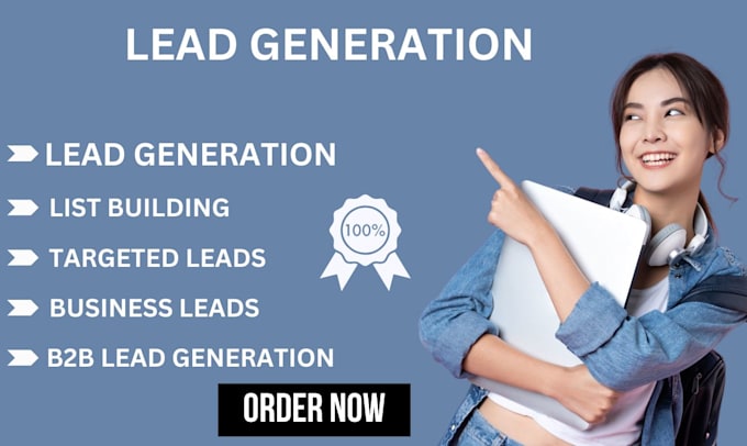 Gig Preview - Generate b2b lead generation prospect list linkedin and email list building