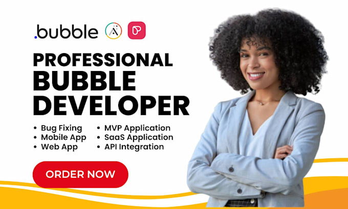 Gig Preview - Build bubble app bubble marketplace bubble mvp bubble io developer