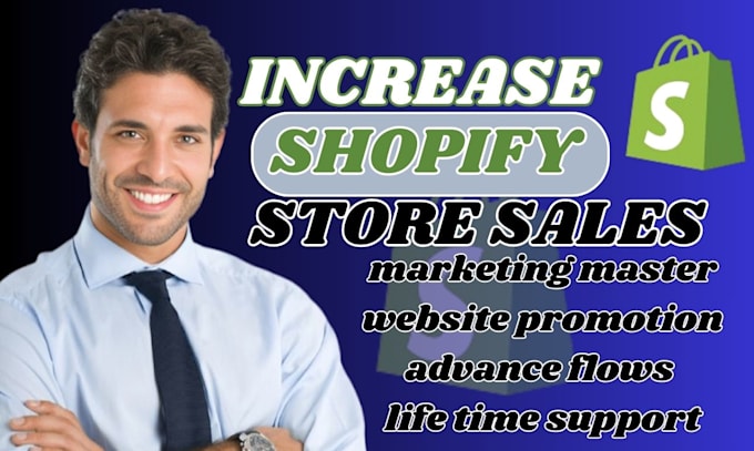 Gig Preview - Boost shopify sales ecommerce marketing shopify store promotion