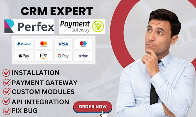 Gig Preview - Setup install fix and customize your perfex crm modules fix payment gateway