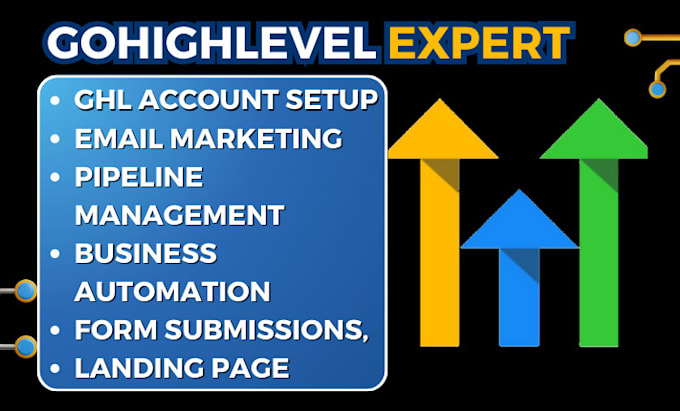 Bestseller - setup gohighlevel email marketing pipeline management ghl business automation va