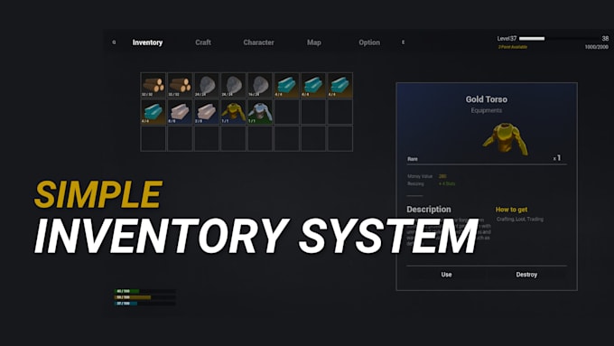 Bestseller - create an inventory for you on unreal engine 5