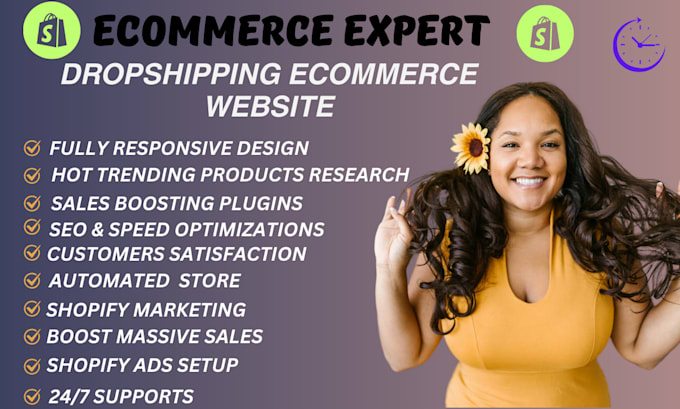 Gig Preview - Fix shopify ecommerce website redesign store revamp update edit SEO marketing VA