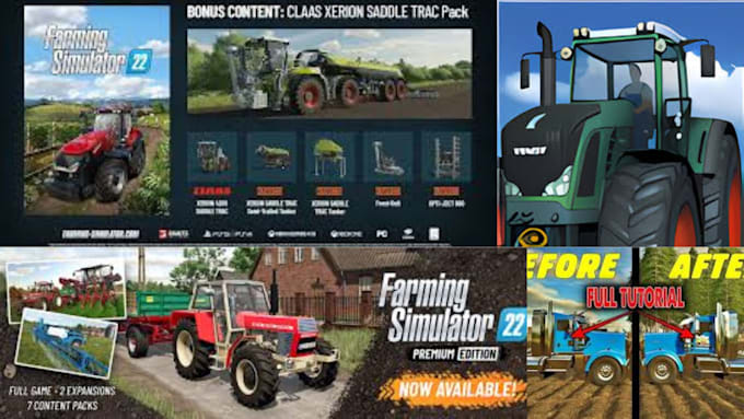 Gig Preview - Create custom mods for farming simulator 19,22,25 and farm sim server set