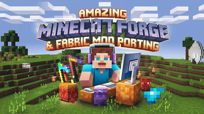 Gig Preview - Create a minecraft forge mod or fabric with high quality to your desired version