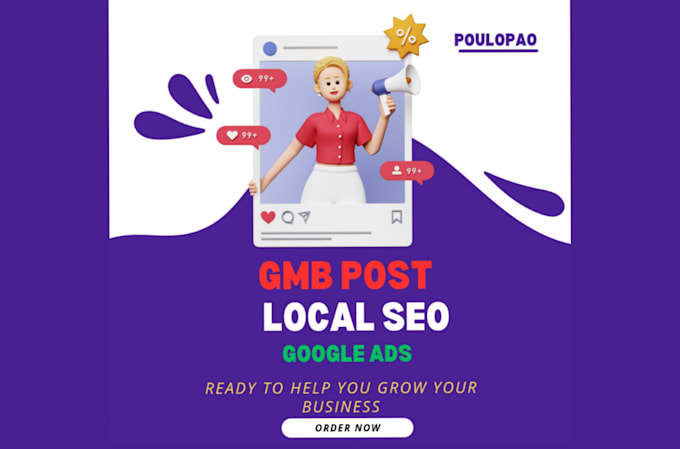 Gig Preview - Do 30 days gmb posts with geotag photo for gmb ranking SEO