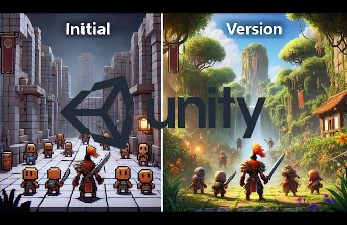 Gig Preview - Develop reskin unity 2d 3d game development unity 2d 3d mobile game app design