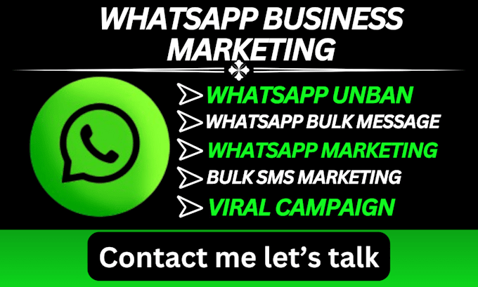 Bestseller - do unban and whatsapp marketing via bulk message for your business