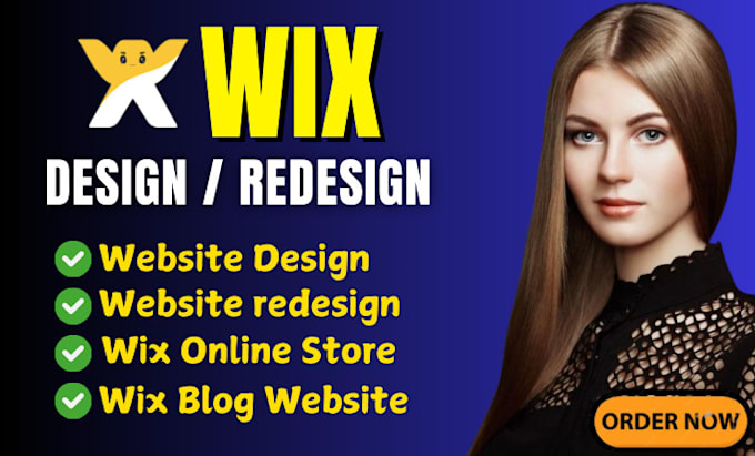 Gig Preview - Revamp your business wix webiste design wix studio website wix online store seo