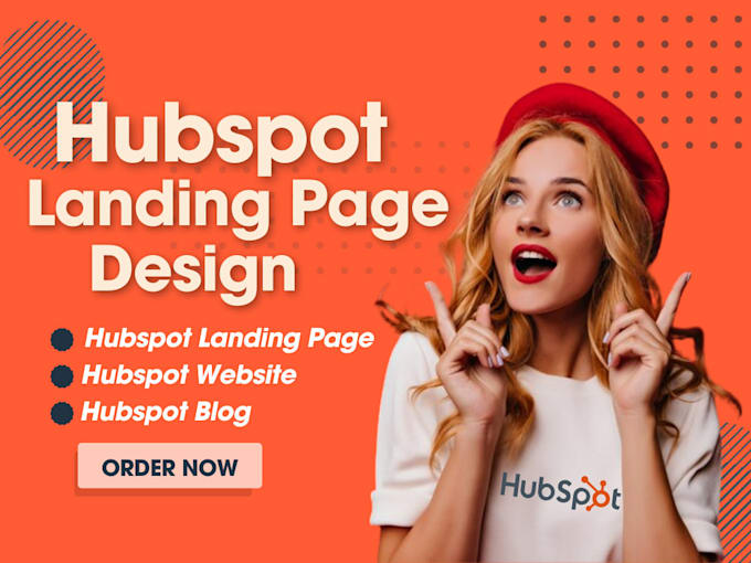 Gig Preview - Hubspot landing page leadpages landing page hubspot sales funnel