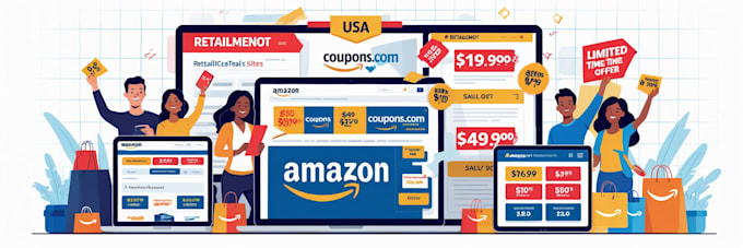 Gig Preview - Share amazon offers on top USA deal sites to attract shoppers