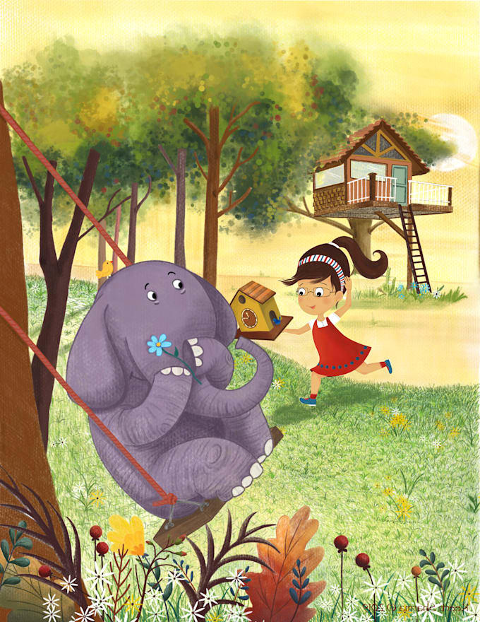 Bestseller - do cute children story book illustration