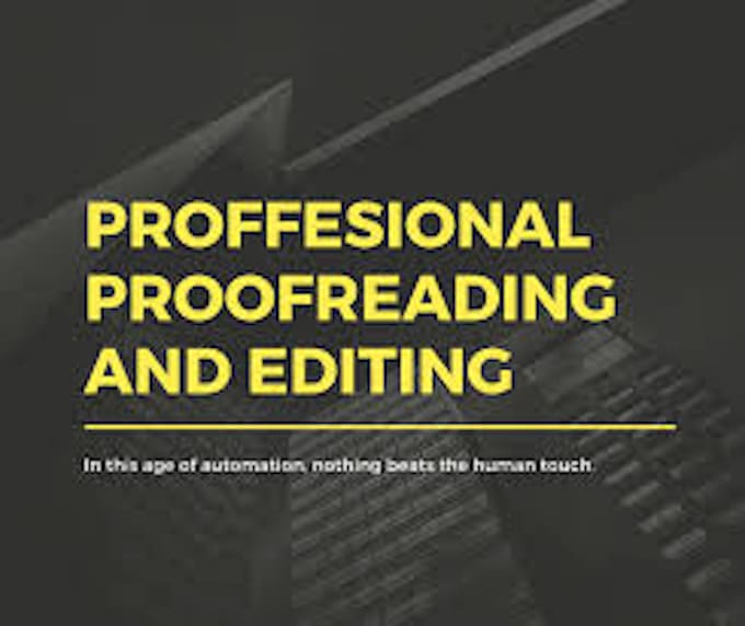 Gig Preview - Proofread and edit your content for perfection