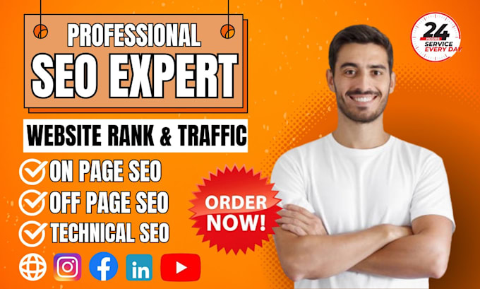 Gig Preview - Digital marketing and SEO expert increase your website ranking and traffic