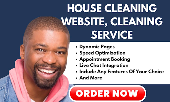 Gig Preview - Cleaning service commercial cleaning house cleaning office cleaning website