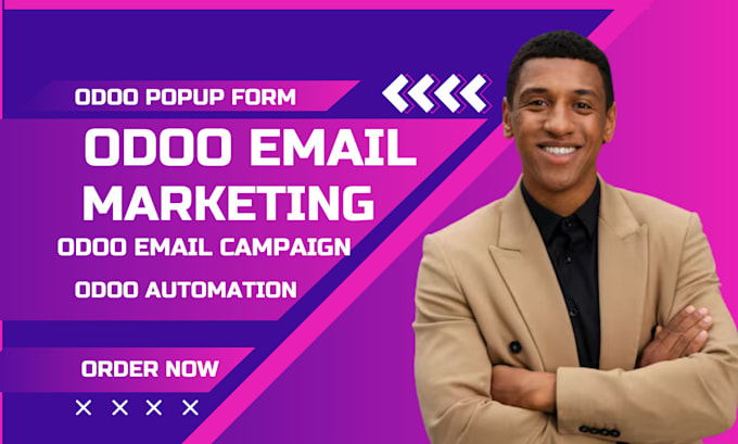 Gig Preview - Setup odoo email campaign odoo email marketing email automation odoo popup form