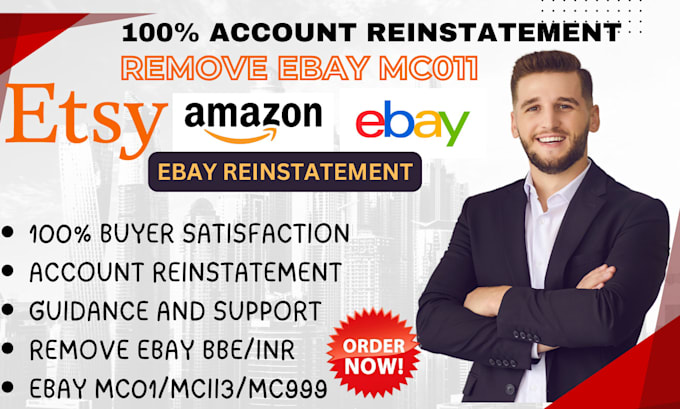 Gig Preview - Reinstate your account suspension ebay mc011 ebay mc113 and account issues