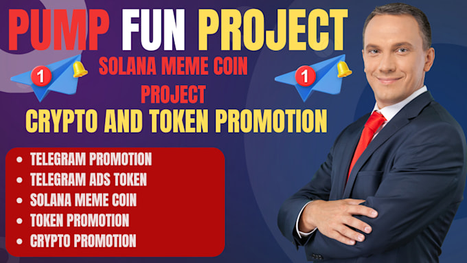 Gig Preview - Telegram crypto promotion, telegram ads, token promotions, solana, meme coin