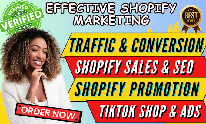 Gig Preview - Shopify sales funnel shopify promotion shopify marketing shopify website design