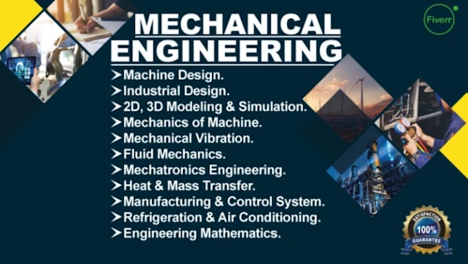 Gig Preview - Do mechanical engineering tasks and research work