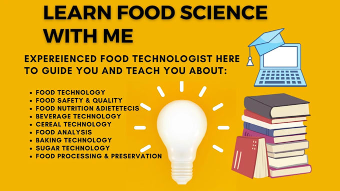 Gig Preview - Assist you in food science and food microbiology